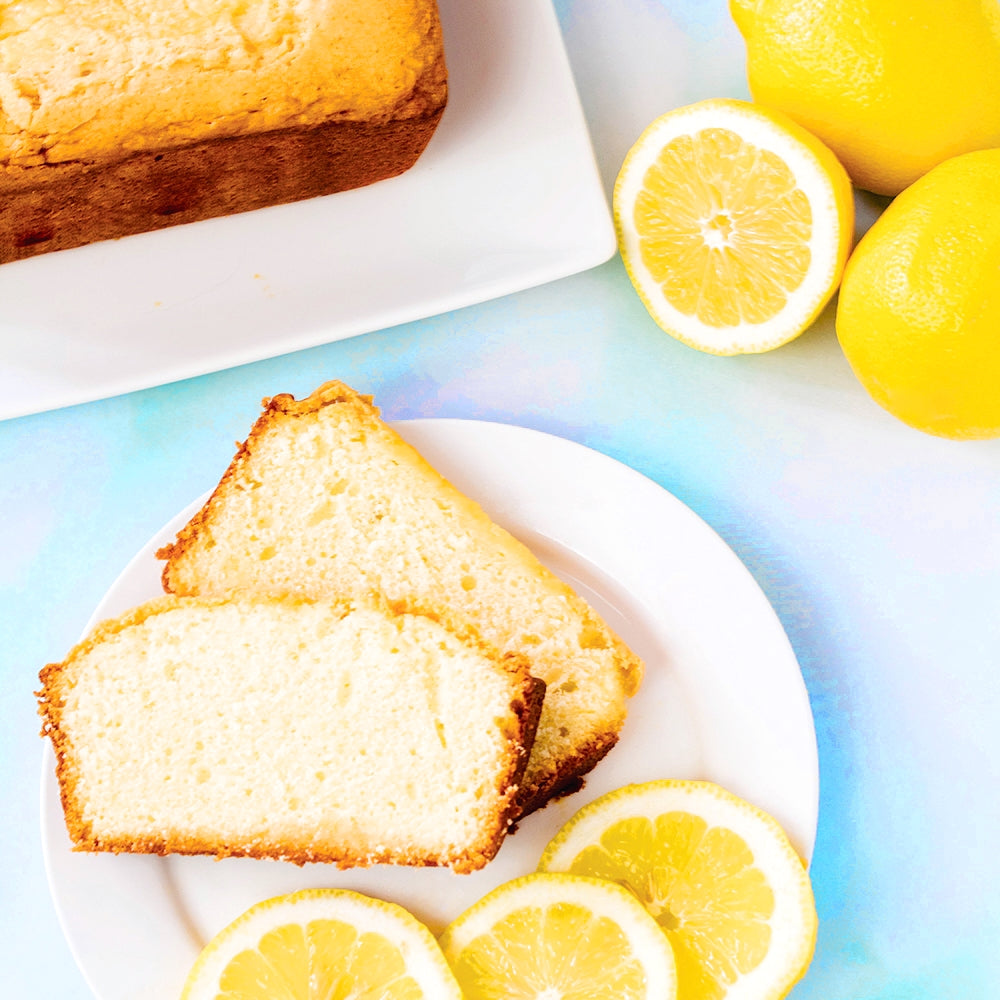 Lemon Cube Pound Cakes - Jaja Bakes 